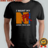 I Want My NPR National Public Radio T-Shirt