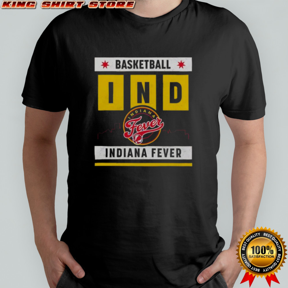 Indiana Fever Basketball Skyline T-Shirt