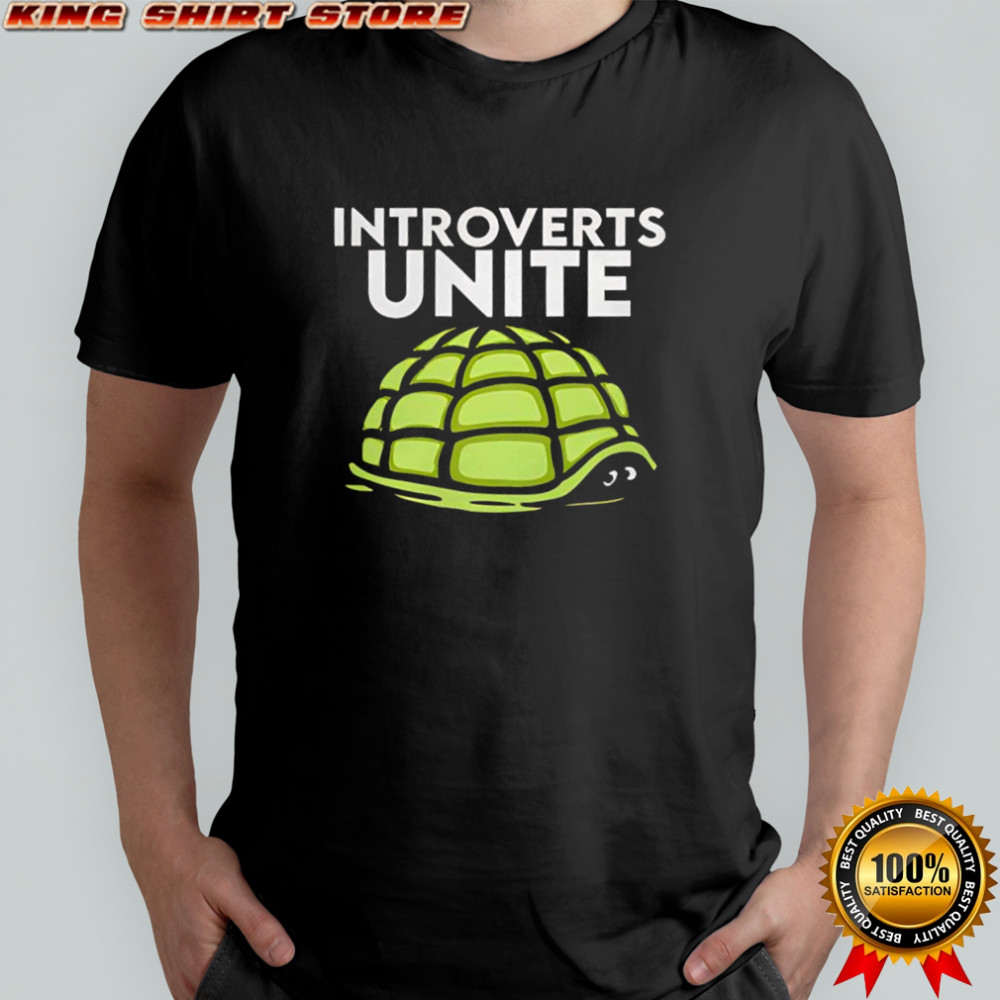 Introverts unite like turtle shell shirt