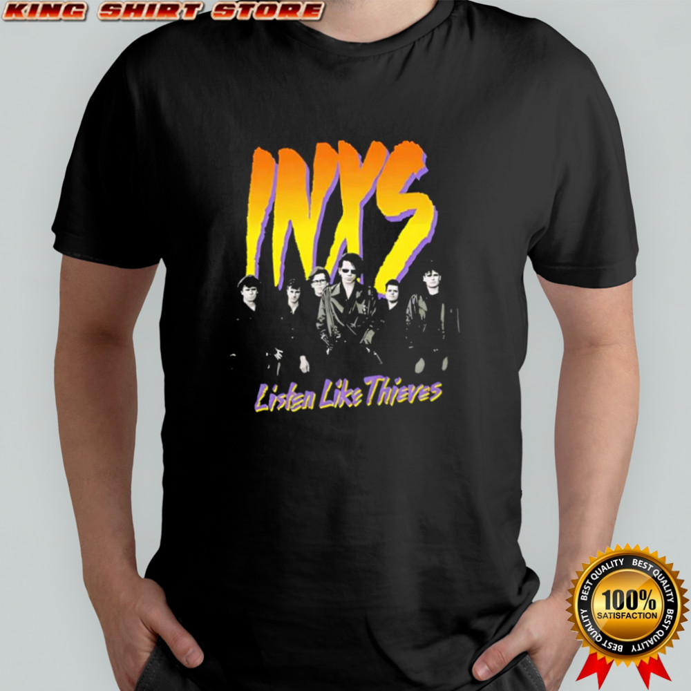 INXS album Listen Like Thieves shirt