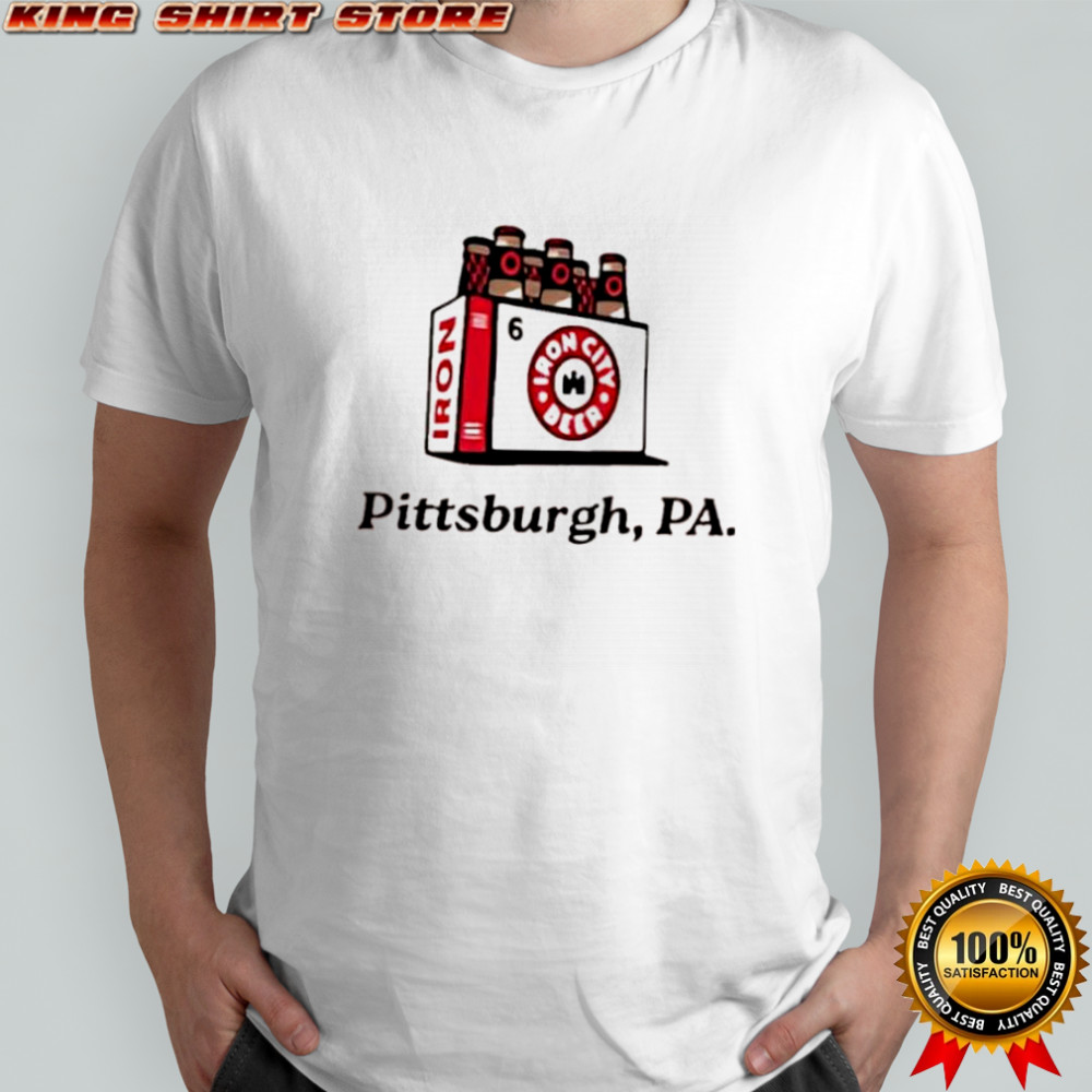 Iron City Beer Pittsburgh PA logo shirt