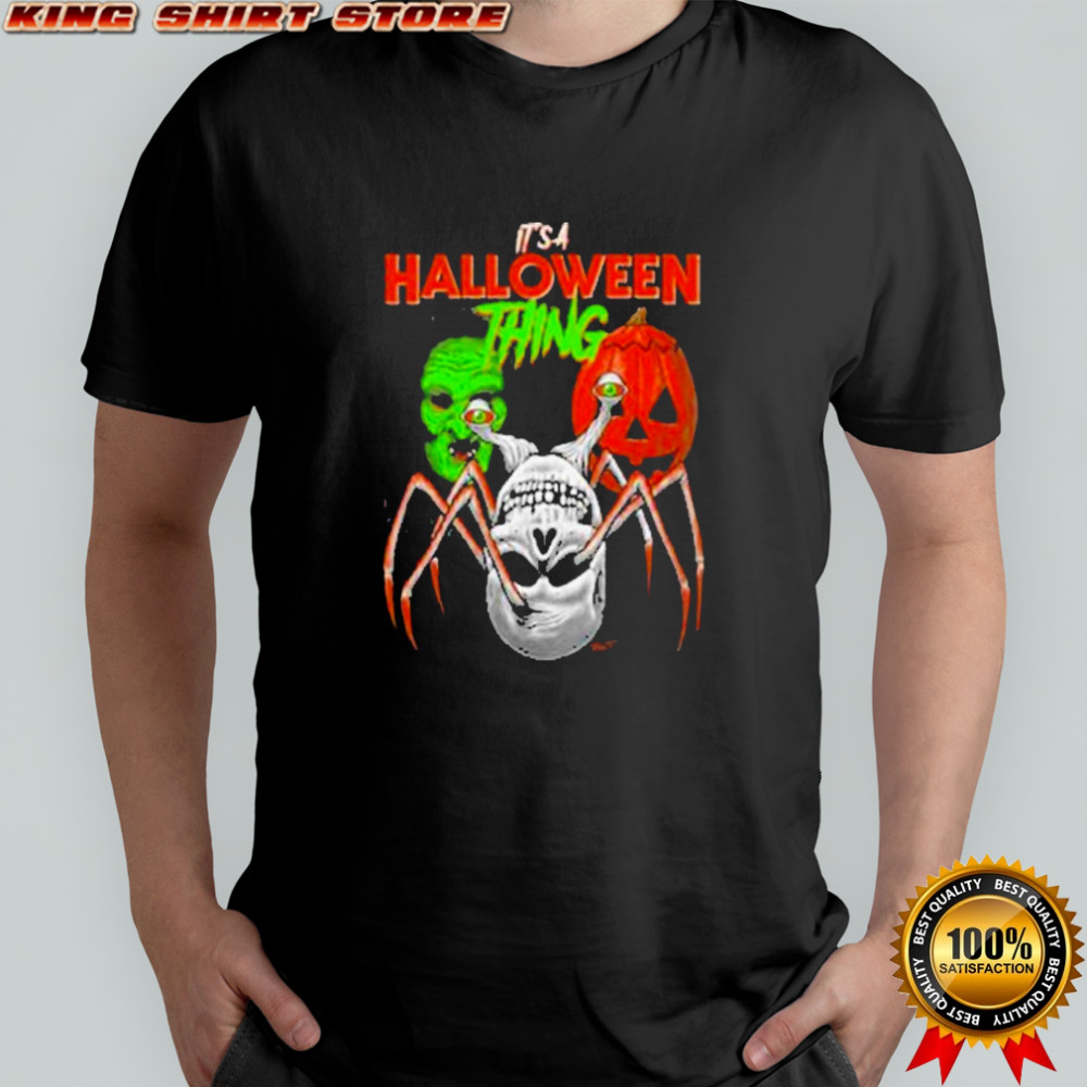 It’s A Halloween Pumpkin Spider T-shirt