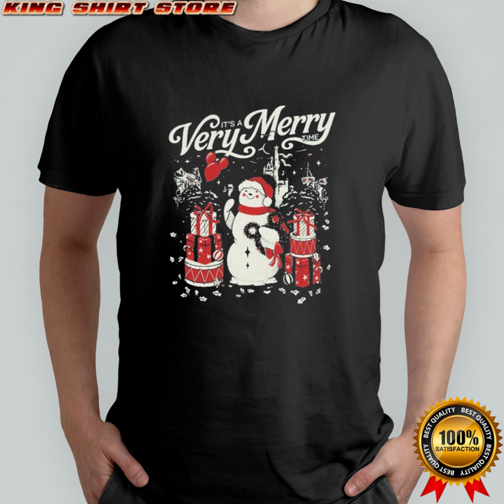 It’s A Very Merry Time Holiday Christmas T-Shirt