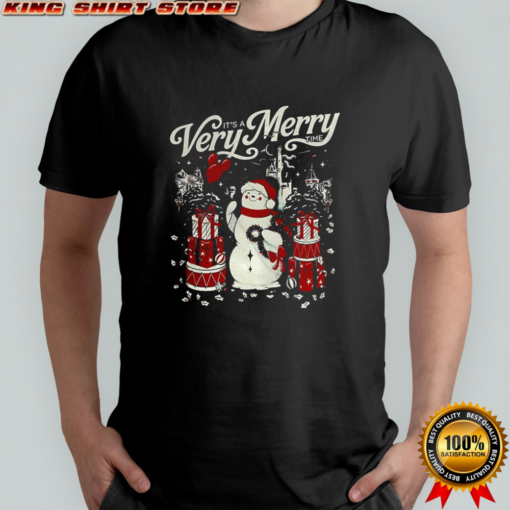It’s a very merry time snowman Disney Christmas shirt