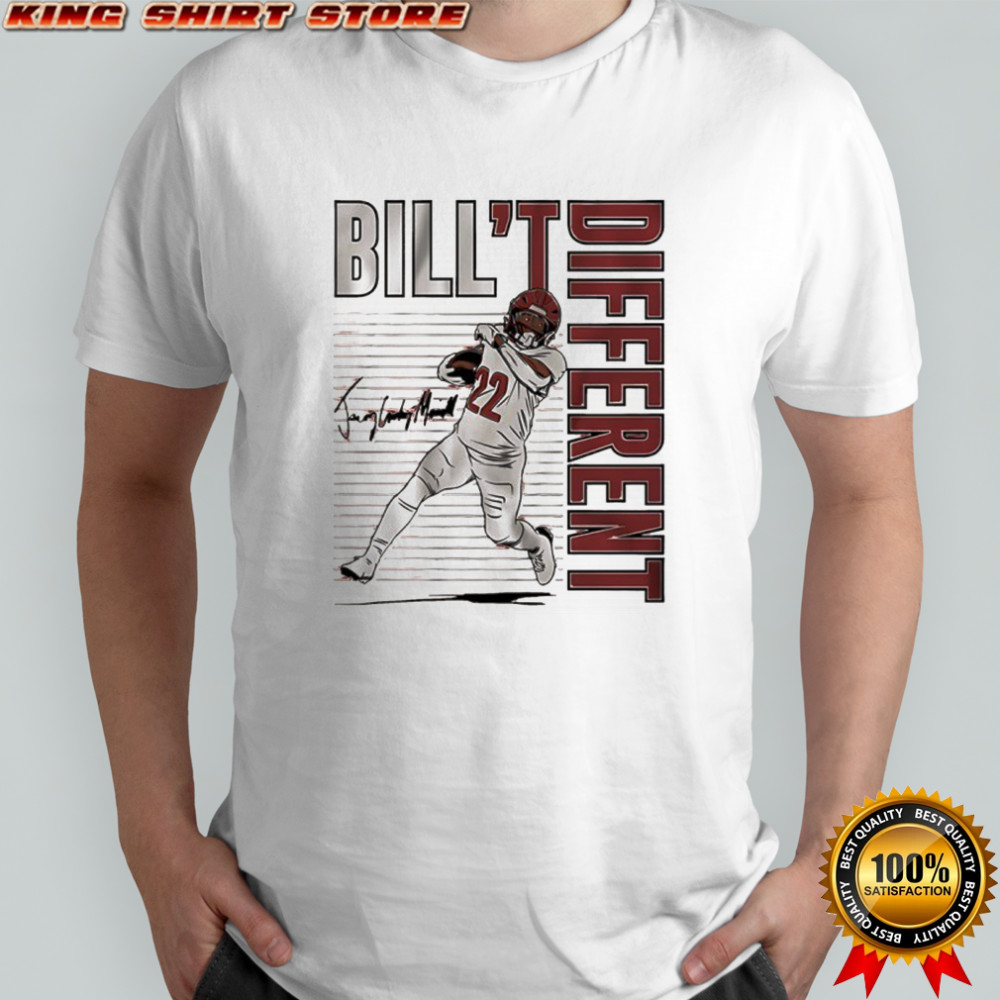 Jacory Croskey-Merritt Bill’t Different Signature Football Shirt