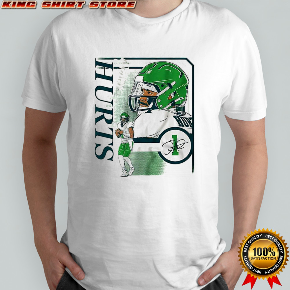Jalen Hurts Philadelphia Eagles football collage frame signature shirt