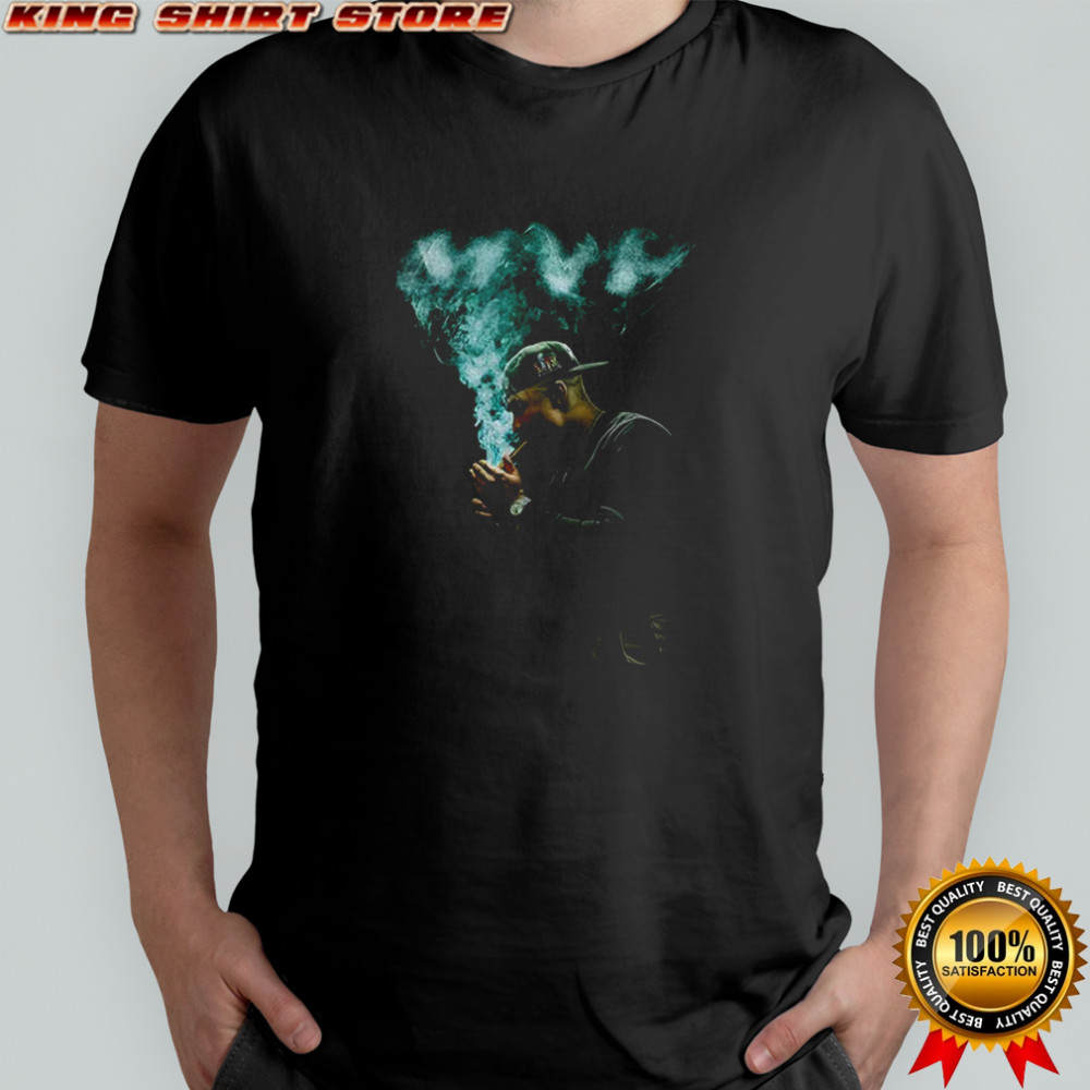 Jalen Hurts smoking Philadelphia Eagles NFL Football shirt