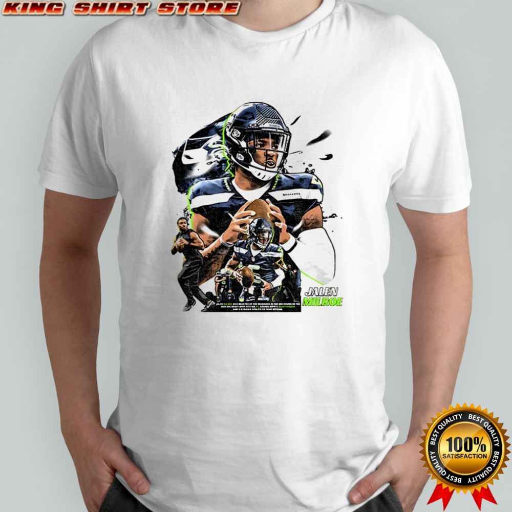 Jalen Milroe Seattle Seahawks Football NFL 2025 graphic shirt