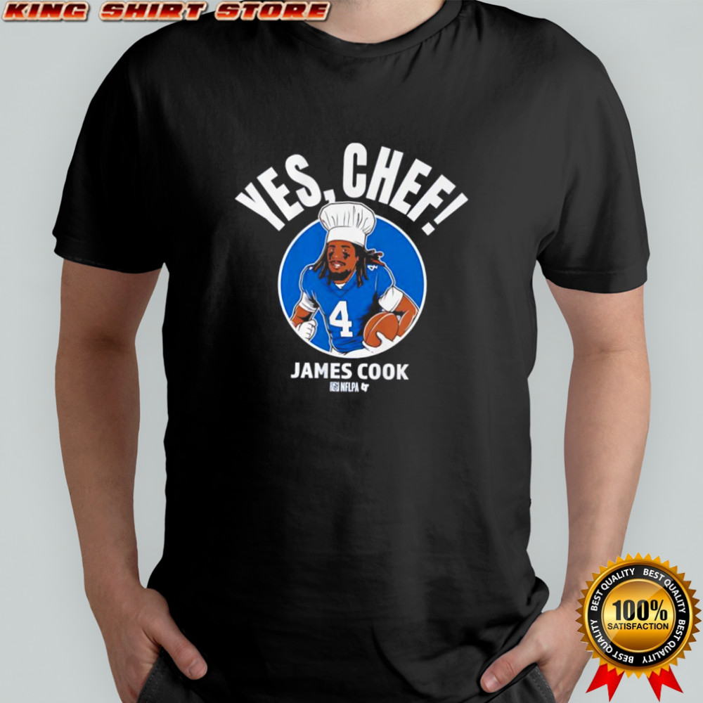 James Cook Yes Chef Buffalo Bills graphic shirt