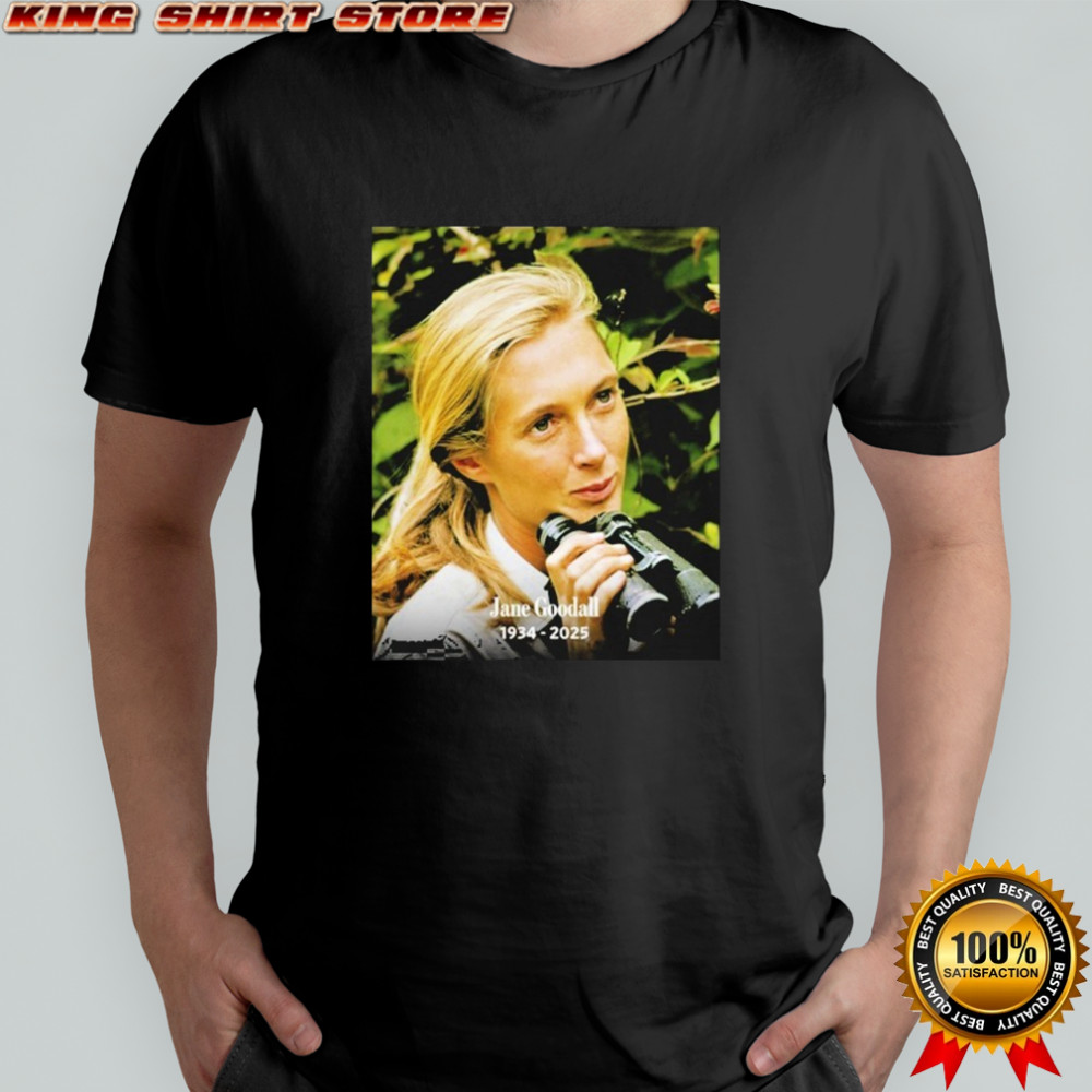 Jane Goodall Roots & Shoots Forever 1934 2025 Legacy T-shirt