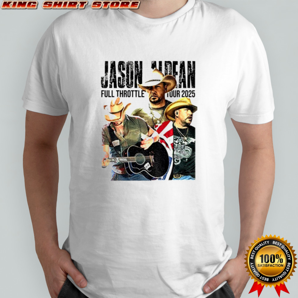 Jason Aldean Full Throttle Tour 2025 shirt