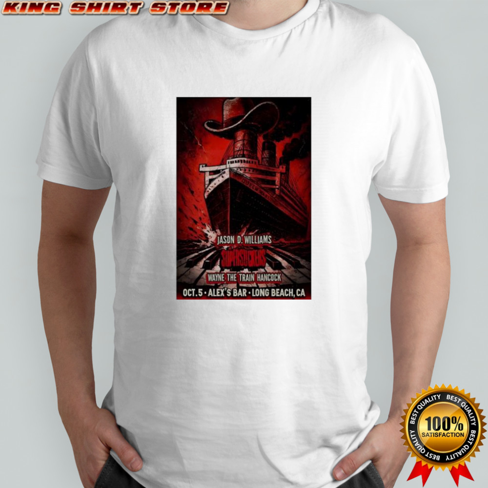 Jason D Williams Oct 5 2025 Alex’s Bar Long Beach CA Poster Shirt