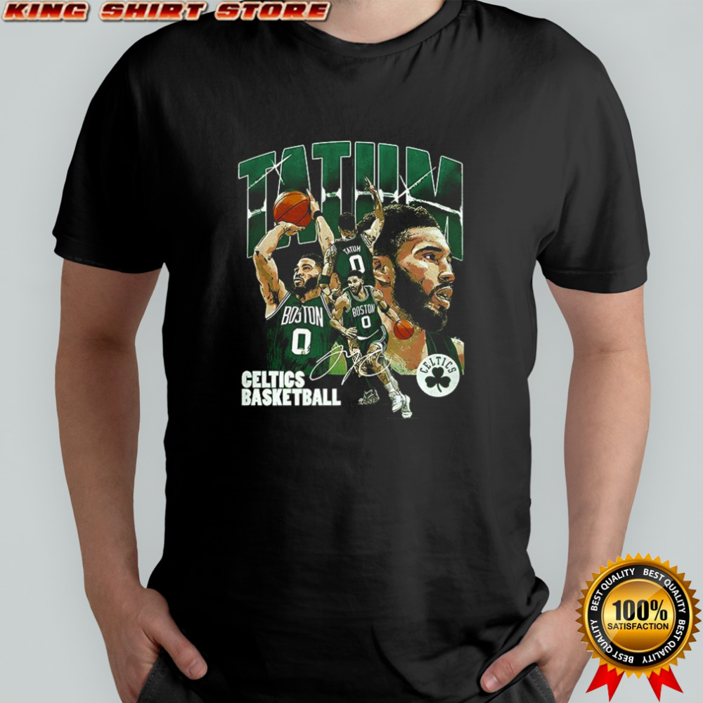 Jayson Tatum Boston Celtics NBA Player Collage signature shirt