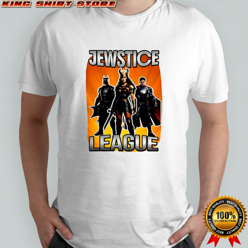Jewstice league Justice league parody shirt