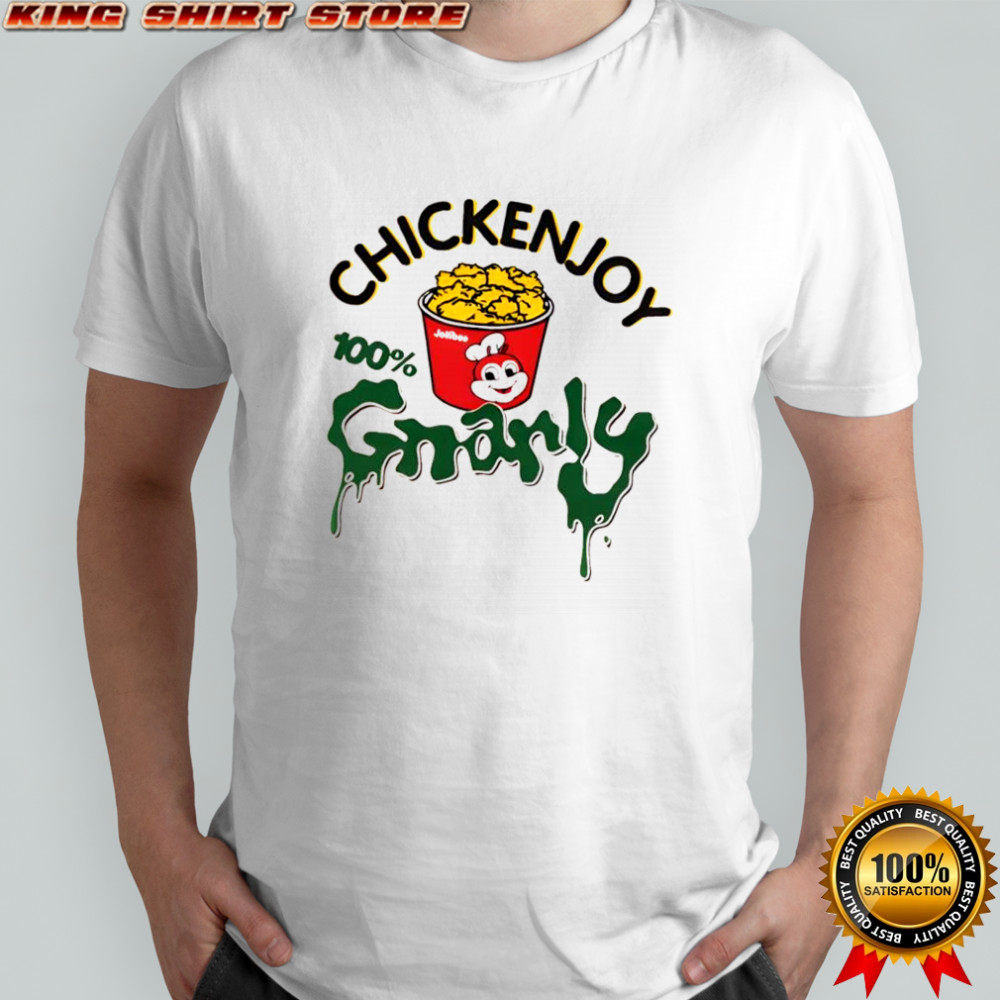 Jollibee and katseye chickenjoy 100% gnarly shirt
