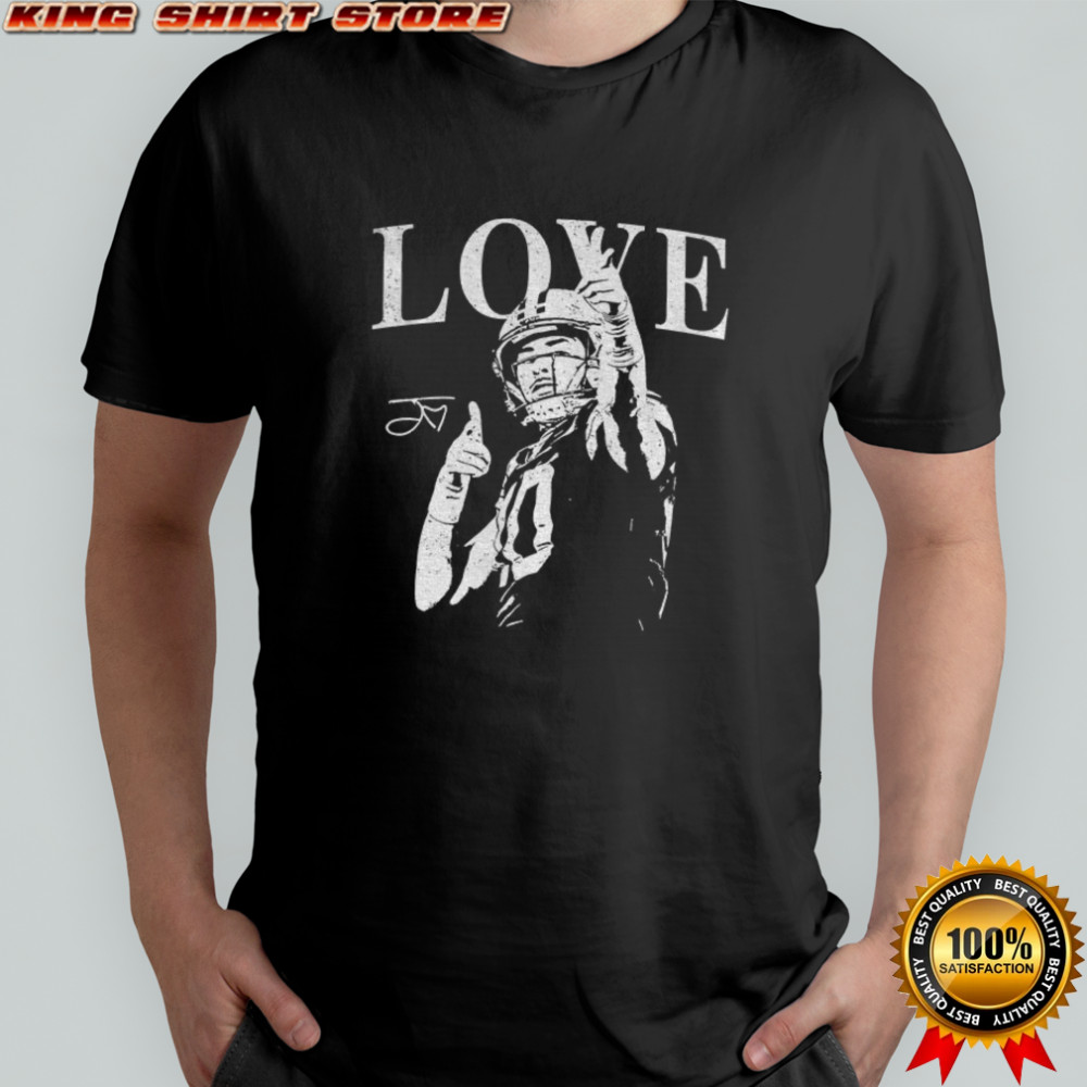 Jordan Love Green Bay Packers NFL Football signature vintage shirt