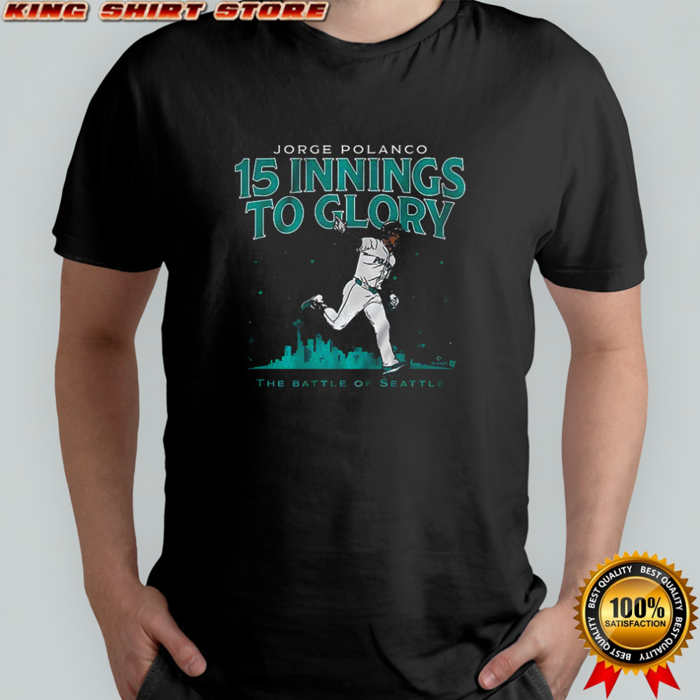 Jorge Polanco 15 Innings to Glory Seattle Mariners shirt
