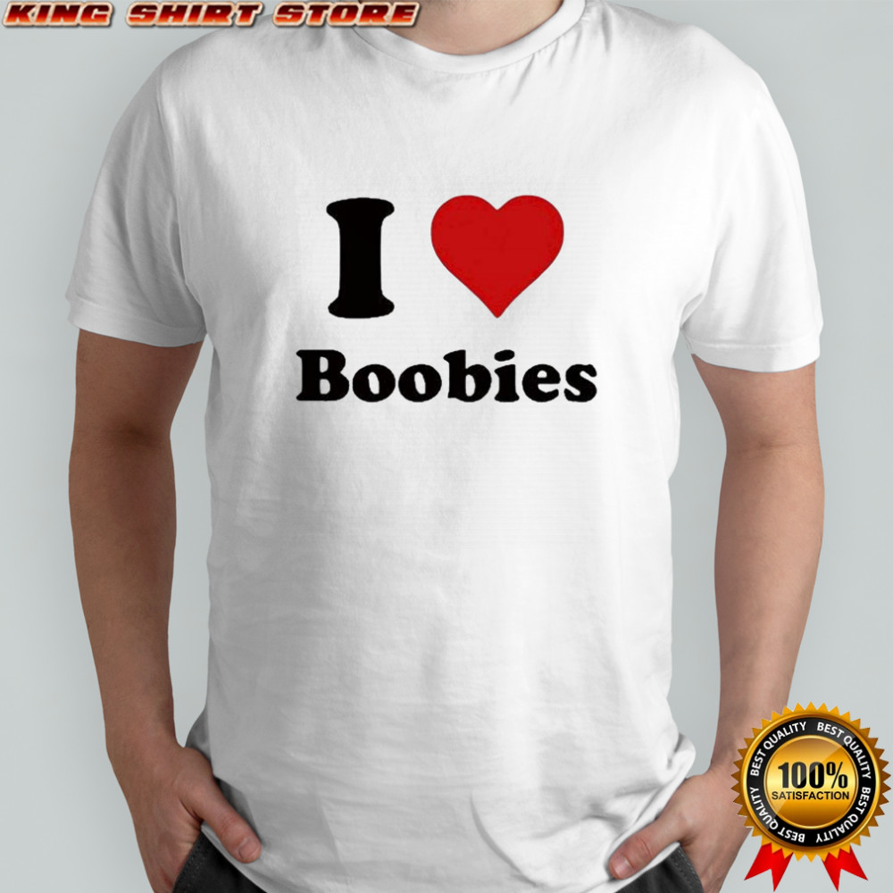 Jungwon I Love Boobies T-shirt
