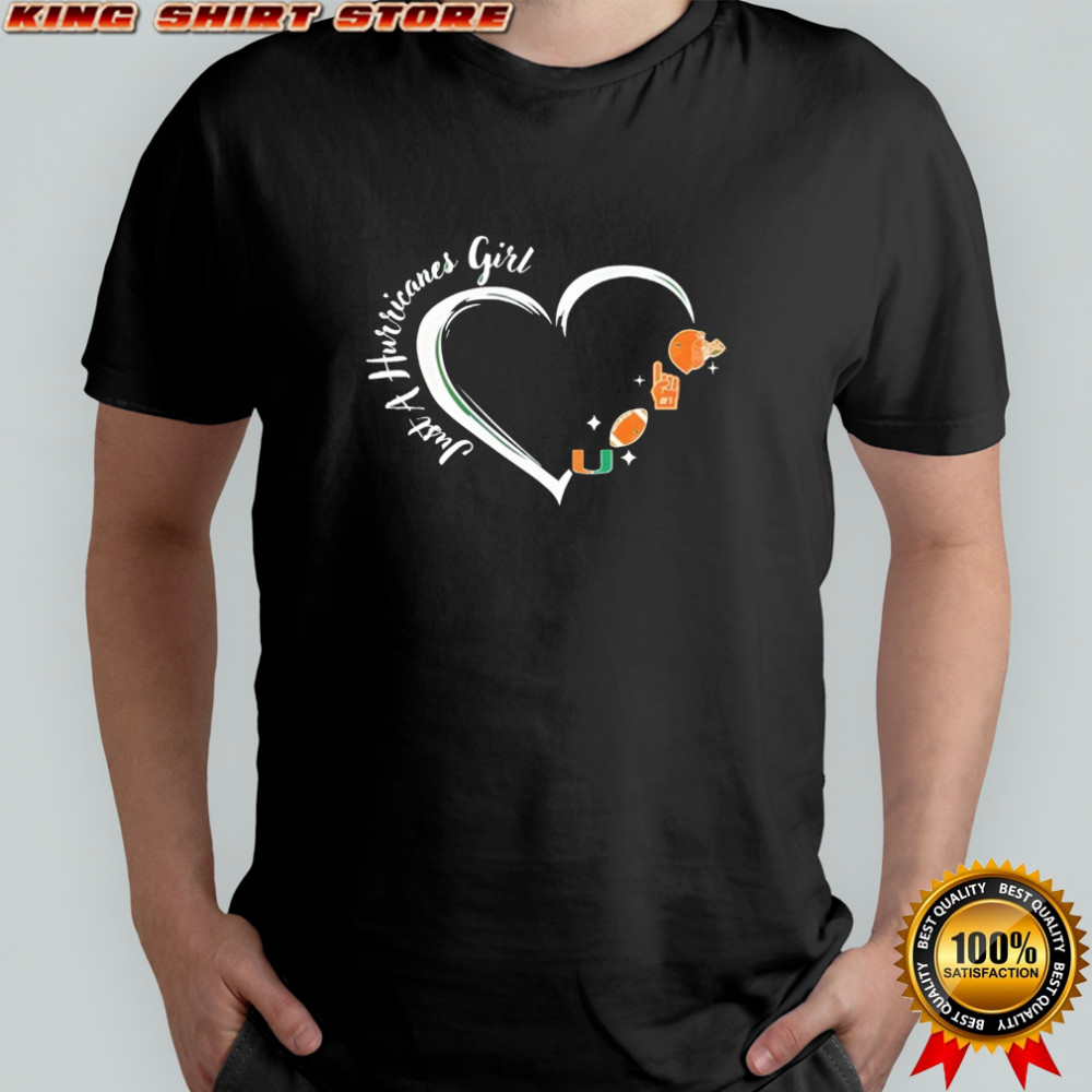 Just A Miami Hurricanes Girl shirt