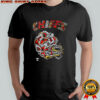Kansas City Chiefs football helmet distortedd leaders shirt