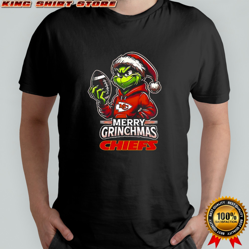 Kansas City Chiefs Merry Grinchmas they hate us because they ain’t us Graphic T-Shirt