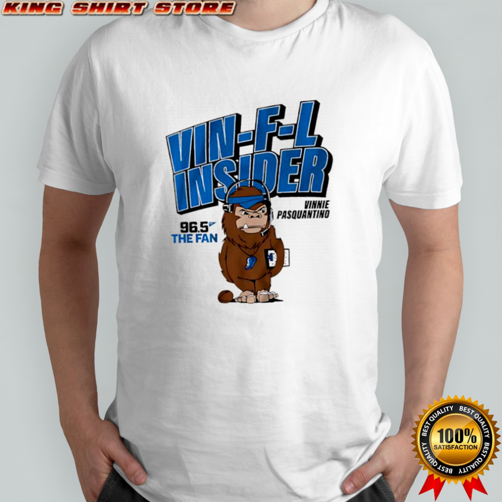 Kansas City Royals Vinnie Pasquantino The Vin-F-L Insider 96.5 The Fan T-shirts