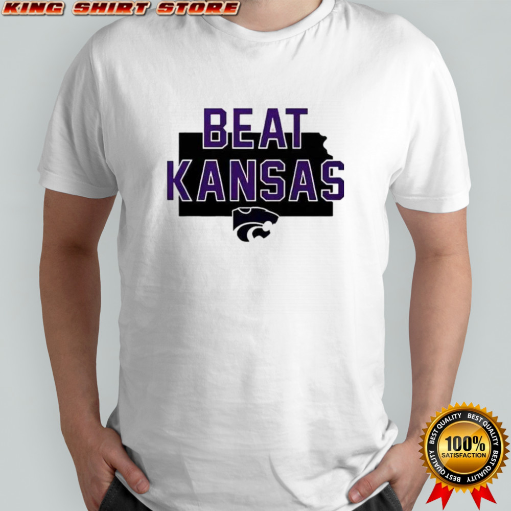 Kansas State Wildcats Beat Kansas Slogan T-Shirt