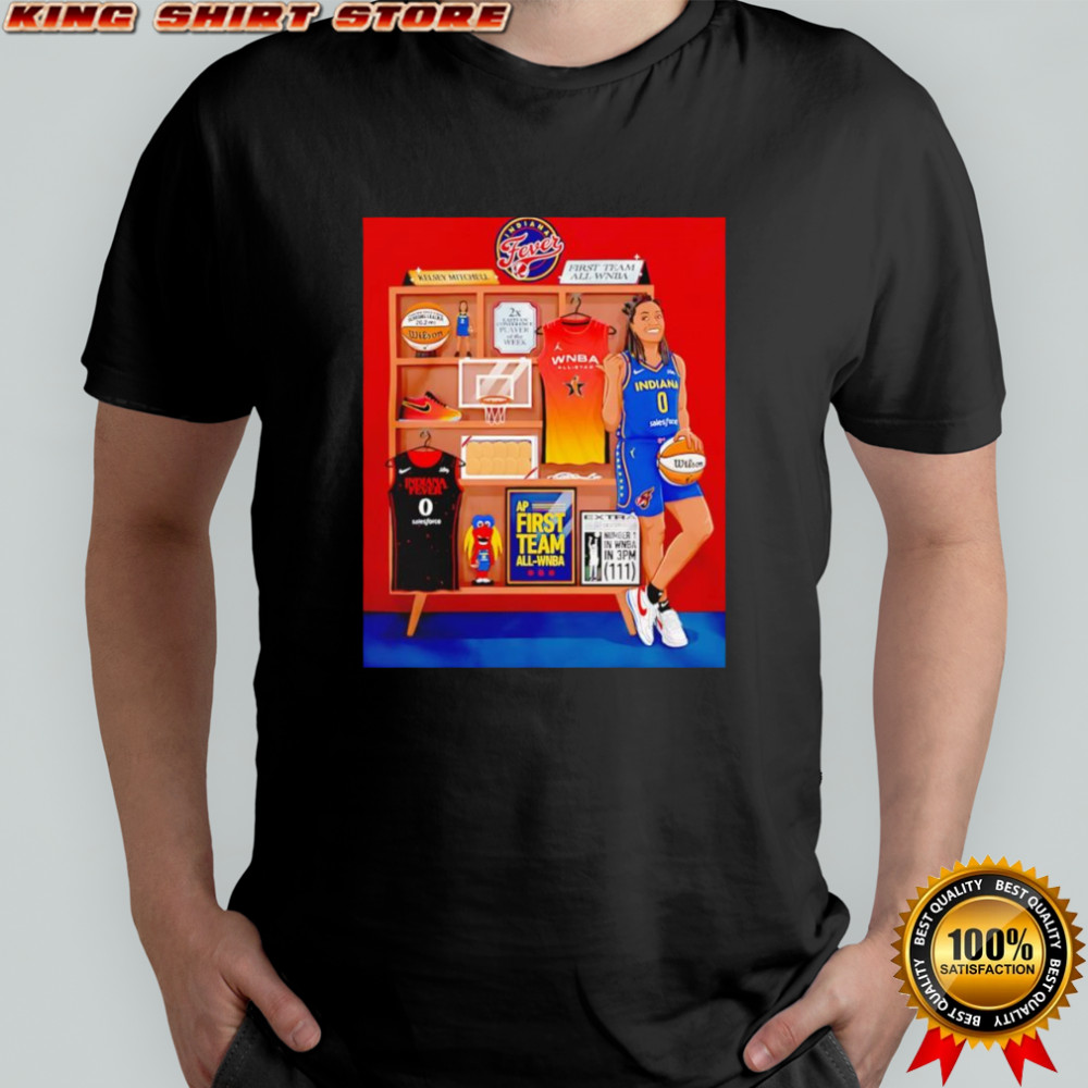 Kelsey Mitchell Indiana Fever First Team All WNBA 2025