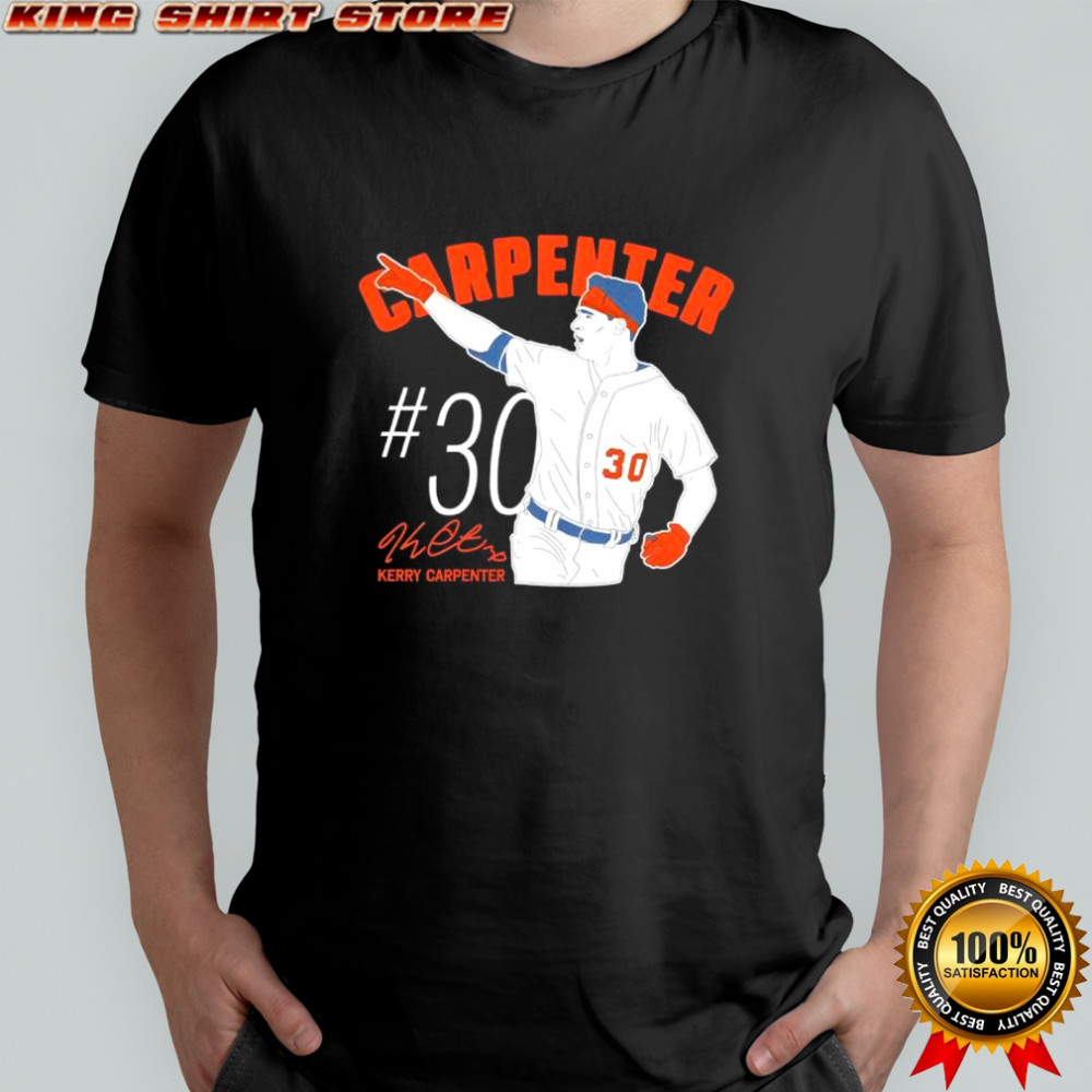 Kerry Carpenter Detroit Tigers Baseball MLB Signature Shirt
