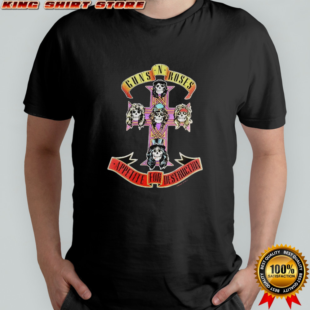 Kevin Owens wearing Guns N’ Roses Appetite for Destruction shirt