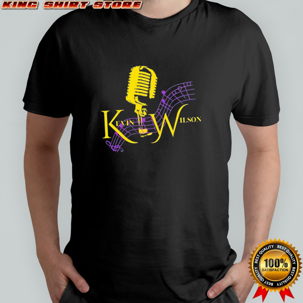 Kevin WiIson microphone T-shirts