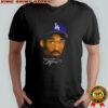 Kobe Bryant LA Hat big face Los Angeles Dodgers MLB Baseball signature shirt