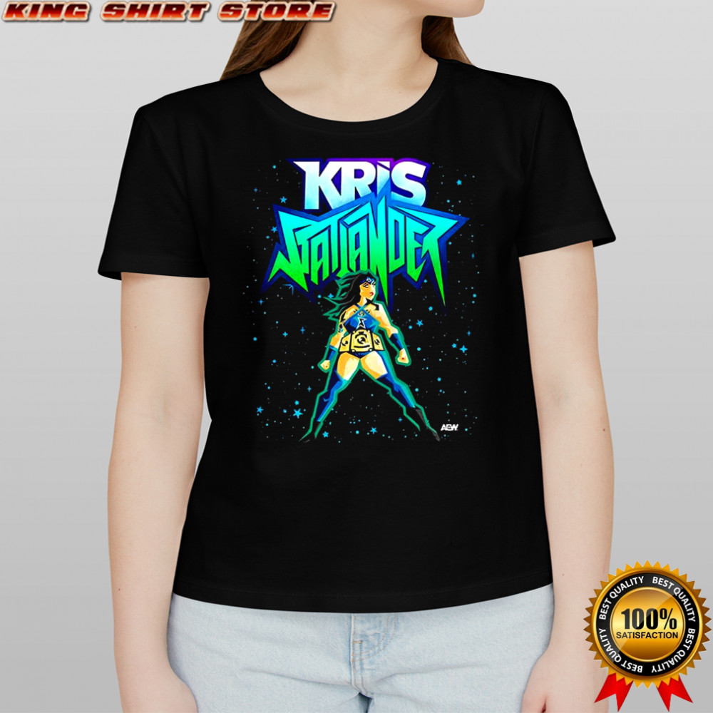 Kris Statlander AWE star warrior champion shirt