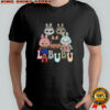 Labubu horror monsters Halloween graphics shirt