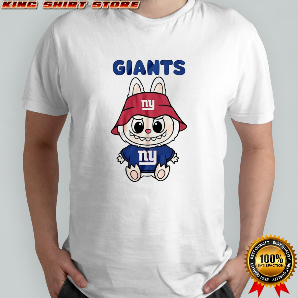 Labubu New York Giants NFL Football cartoon funny Football lovers shirt