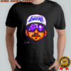 Lakers Luka Large Face Portrait Basketball heard signature shirt