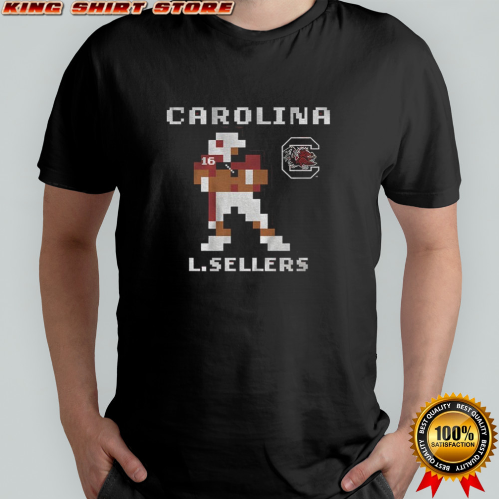 LaNorris Sellers 8-bit Retro Baller South Carolina Gamecocks football shirt