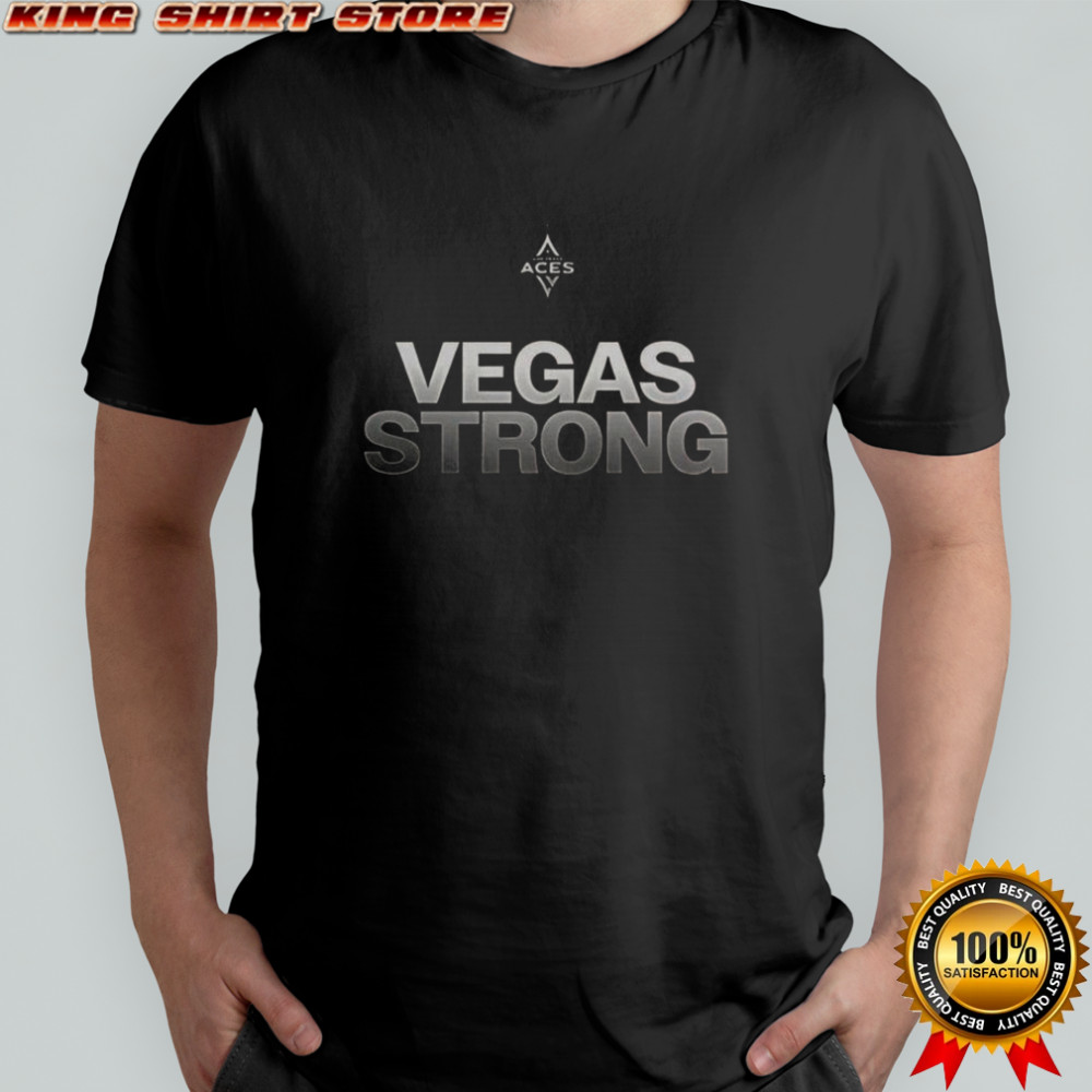 Las Vegas Aces WNBA 2025 Vegas Strong T-Shirt