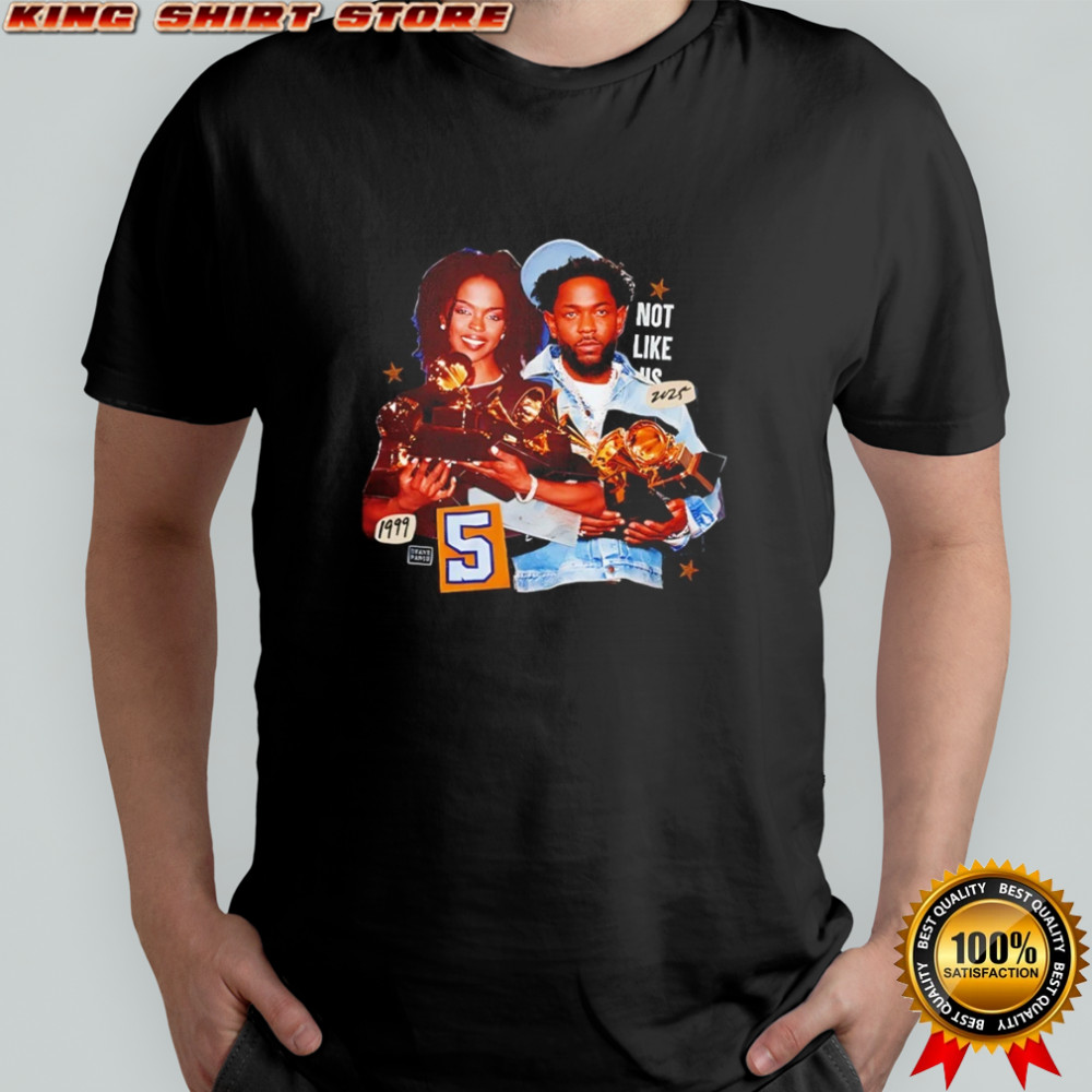 Lauryn Hill x Kendrick Lamar not like us 2025 shirt