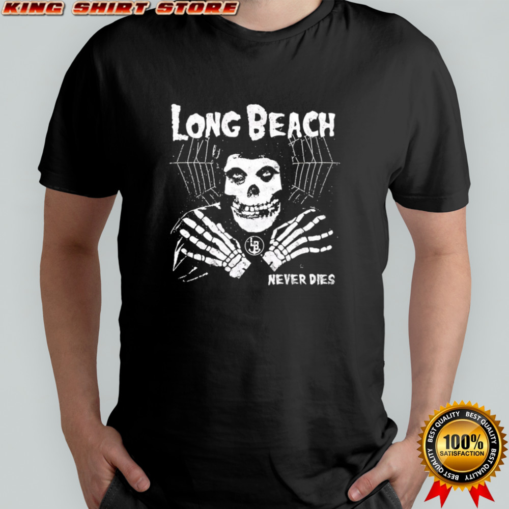 Long Beach Never Dies skeleton shirt