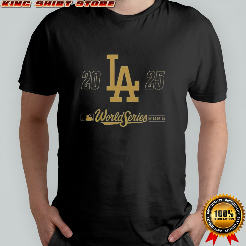 Los Angeles Dodgers 2025 World Series World Wide T-Shirt