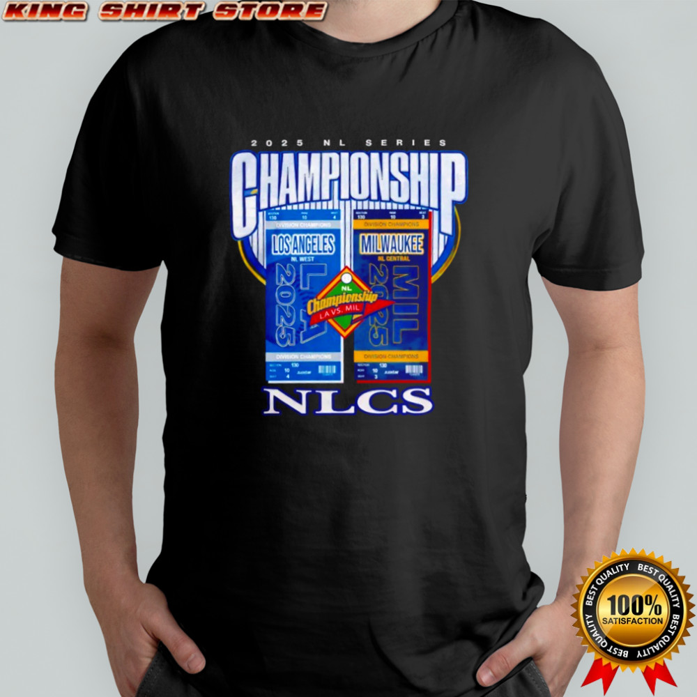 Los Angeles Dodgers Vs Milwaukee Brewers NLCS Matchup shirt