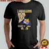 Louisiana Saints saturdays on LSU sundays map shirt