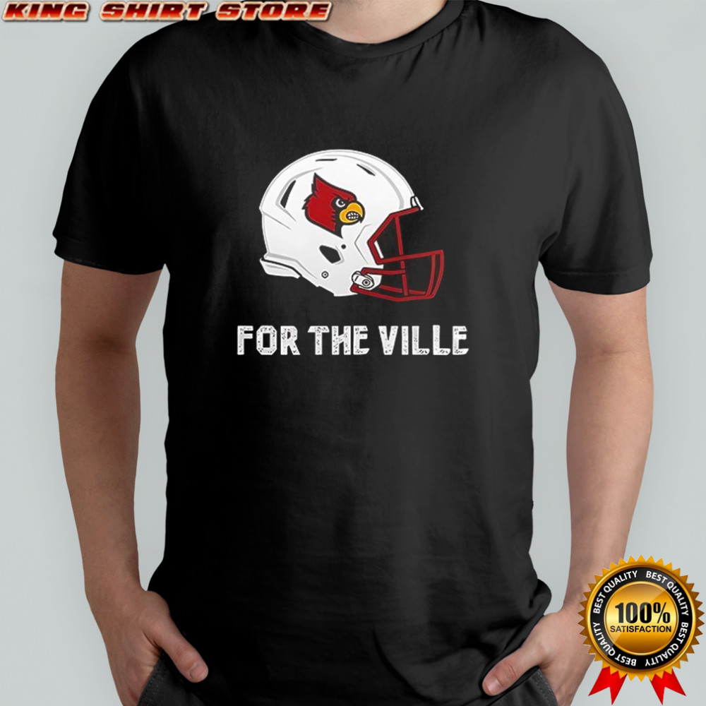 Louisville Cardinals for the ville mascot helmet shirt