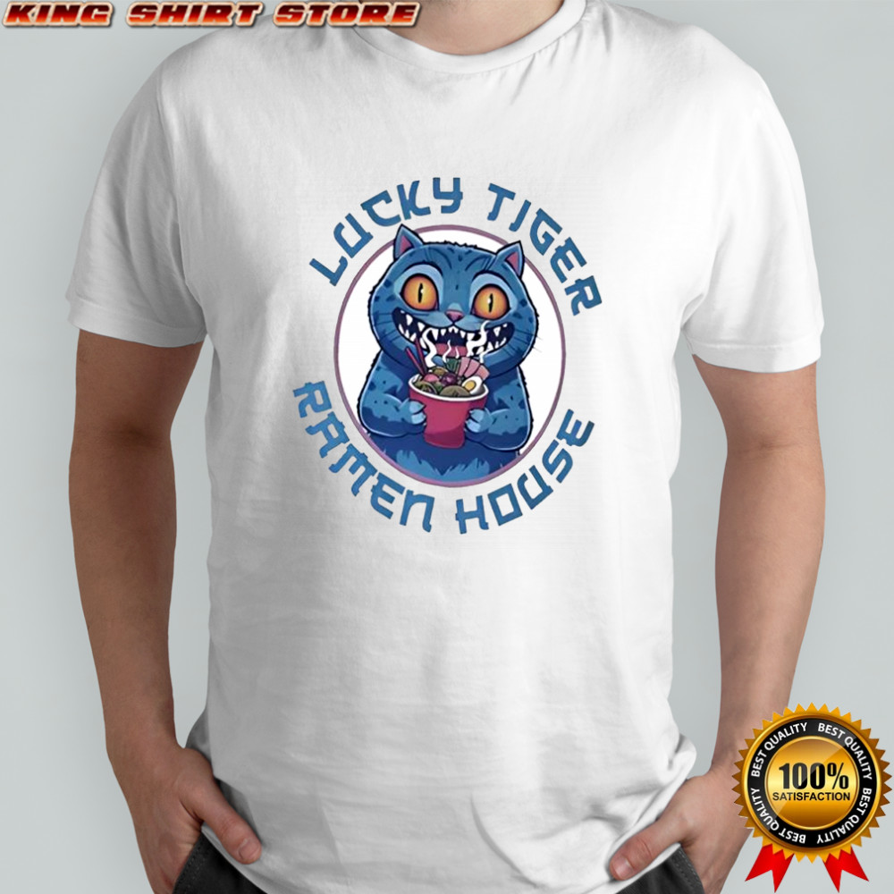 Lucky Tiger Ramen house Kpop Demon Hunters Derpy the Tiger shirt