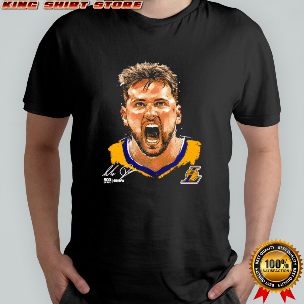 Luka Doncic Los Angeles Laker signature shirt
