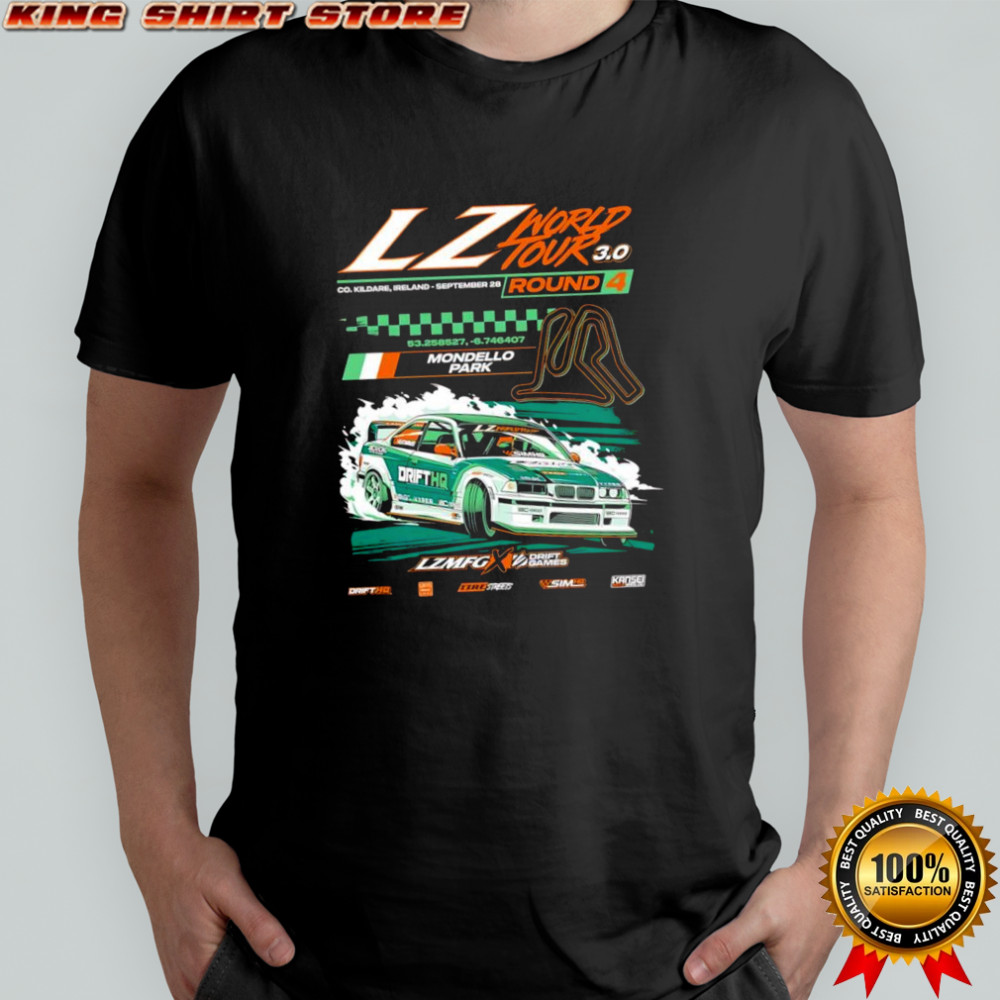 LZ World Tour 3.0 Round 4 Drift Masters European Champions Mondello Park shirt