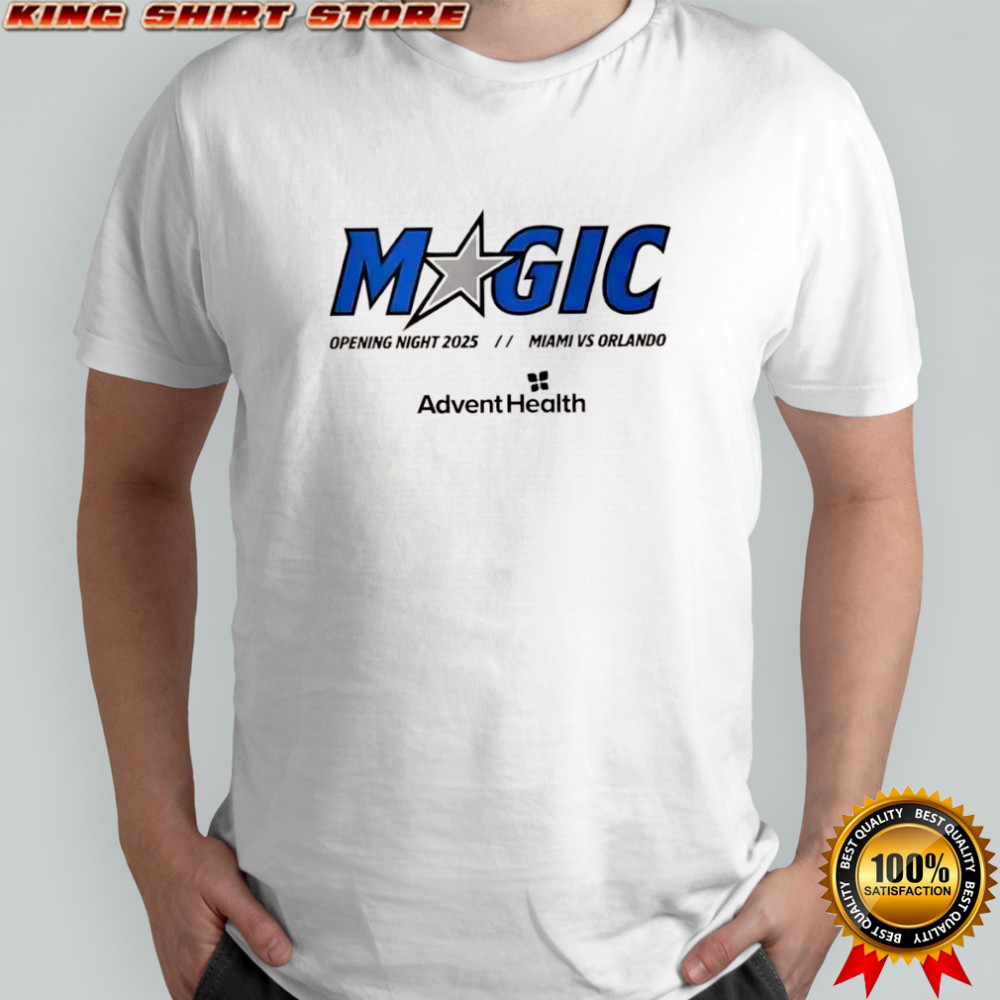 Magic Open the 2025 Miami vs Orlando AdventHealth shirt
