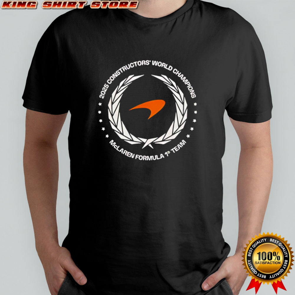 McLaren Formula 1 Team 2025 Constructors’ World Champions logo shirt