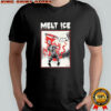 Melt ICE Police ICE skeleton graphic shirt
